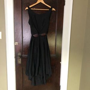 Anthropologie dress ~2010 cut out, tie back